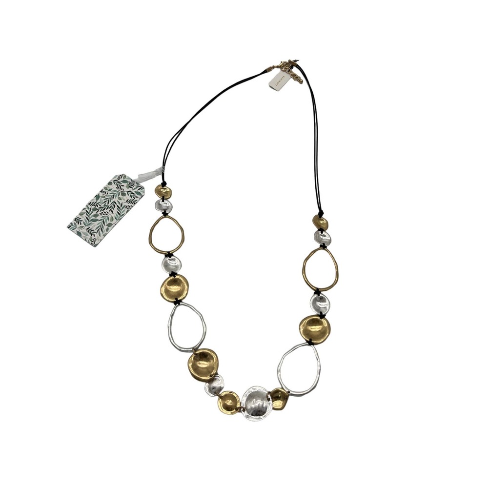 Bancroft Silver Gold Long Necklace